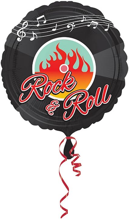 Amazon Com Amscan 50s Rock N Roll Standard Hx Foil Balloon Toys