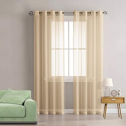cortinas visillos para ventana cortina transparente suave con ojales cortinas poliester para sala cuarto dormitorio comedor salon cocina salon