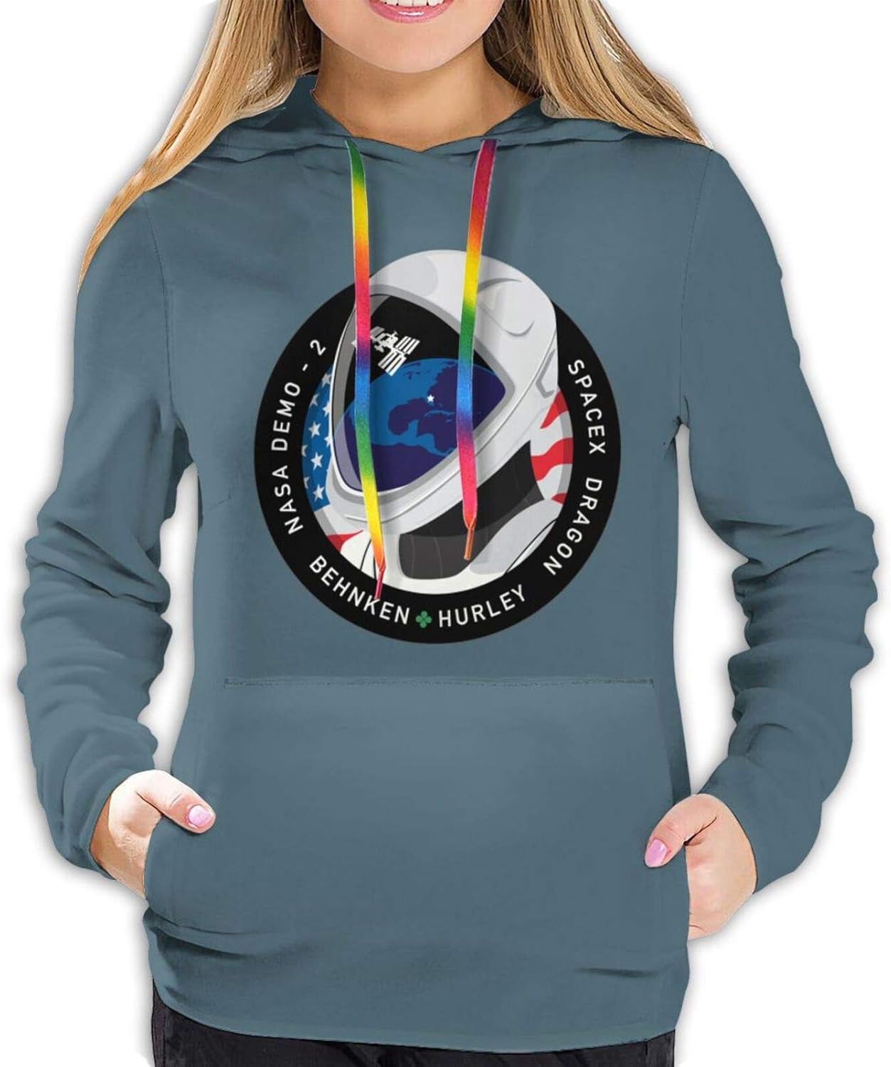 CGOW NASA Spacex Dm2 Woman's Girl's Hoodie 3D Design