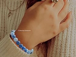 Amazing Gemstone Blue Aventurine Bracelet for Women