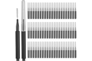 ANABIUP 100 Pieces Interdental Brushes, Braces Brush for Braces Cleaner, Interdental Brush Toothpick Dental Tooth Flossing Spiral Dental Brush Head for Efficient Oral Care
