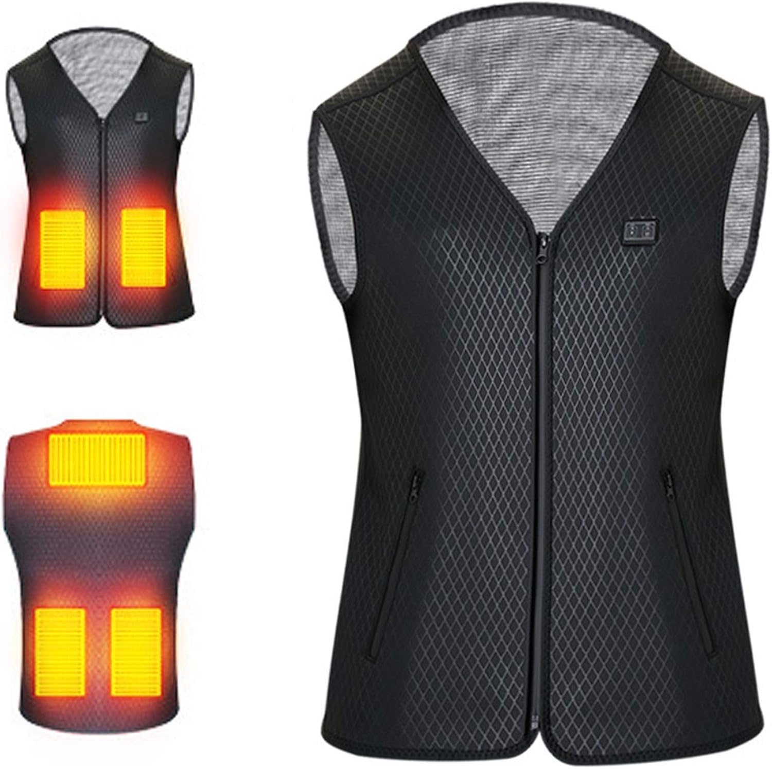 USB Heating Vest, Carbon Fiber Heating Wire, ThreeSpeed Temperature