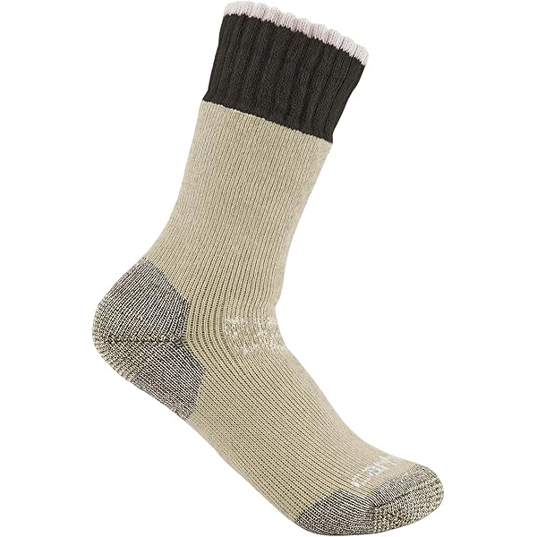 Carhartt Women's Heavyweight Synthetic-Wool Blend Crew Sock 2 Pack