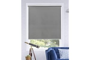 CHICOLOGY Roller Window Shades , Window Blinds , Window Shades for Home , Roller Shades , Window Treatments , Window Blinds Cordless , Door Blinds , Urban Grey (Light Filtering), 71"W X 72"H