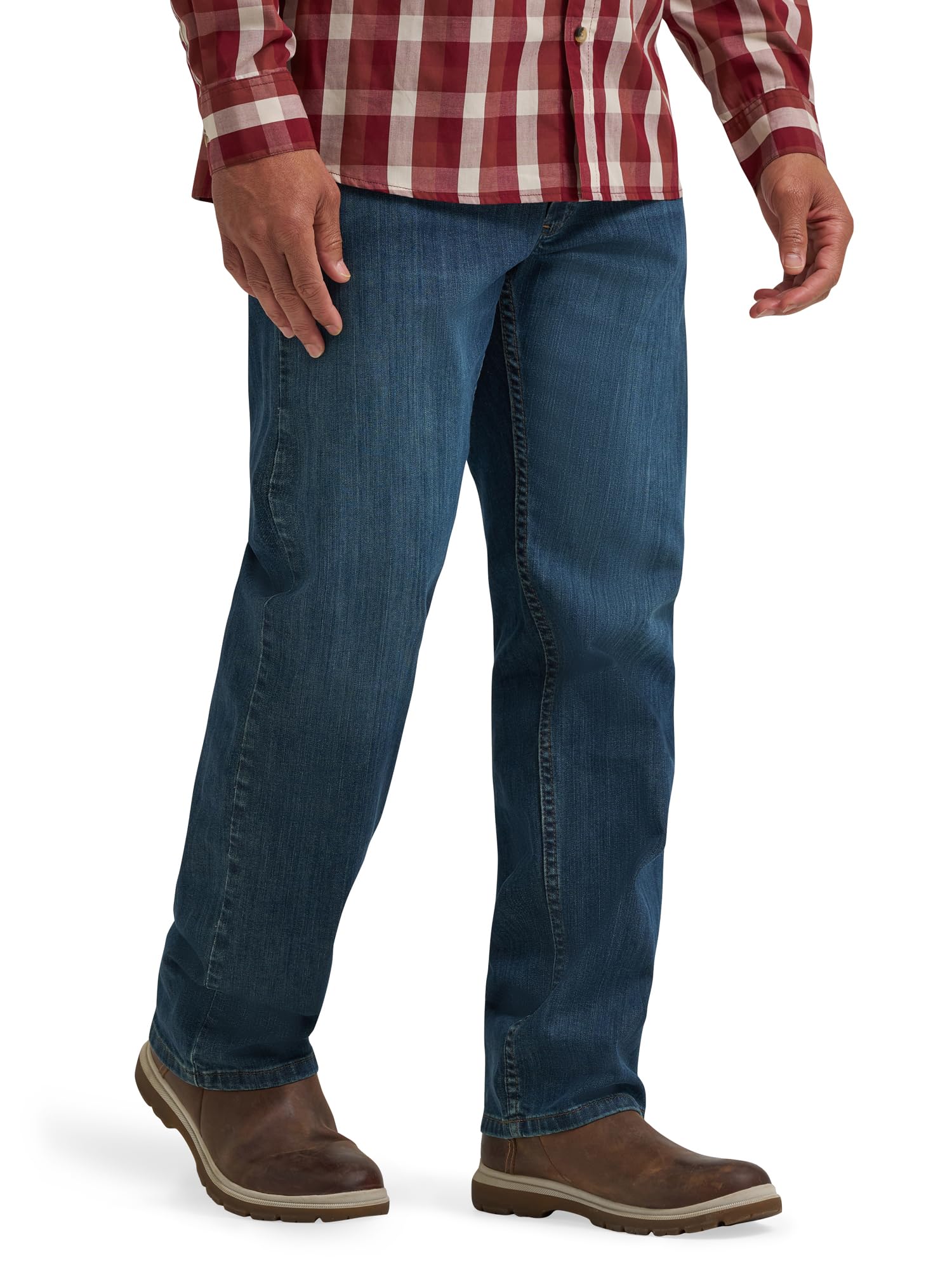 Wrangler Authentics Men's Regular Fit Comfort Flex Waist Jean, Twilight Flex, 32 x 32 Image