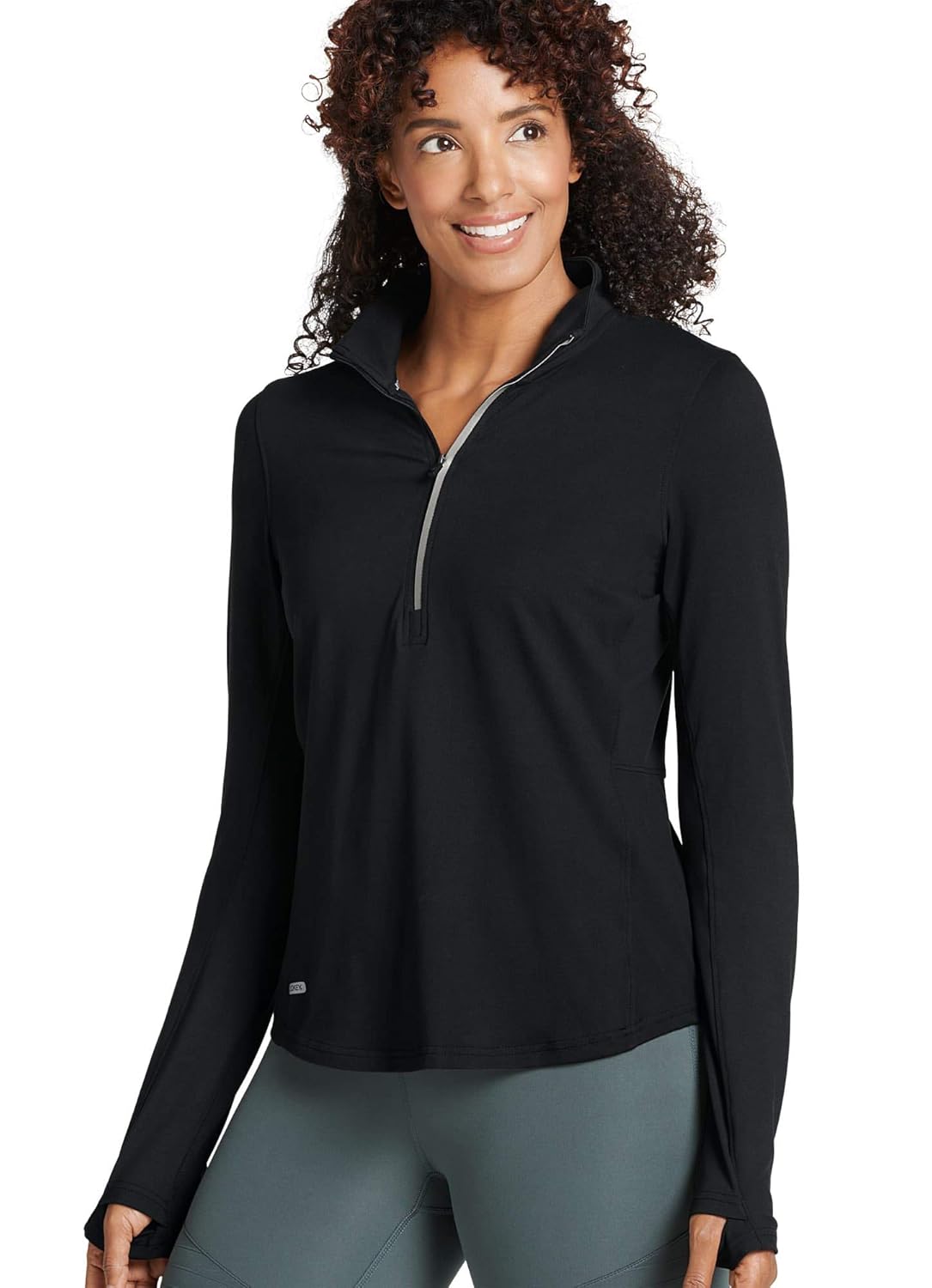 Buy Jockey Women's Activewear Performance Half Zip, Black, XL at Amazon.in