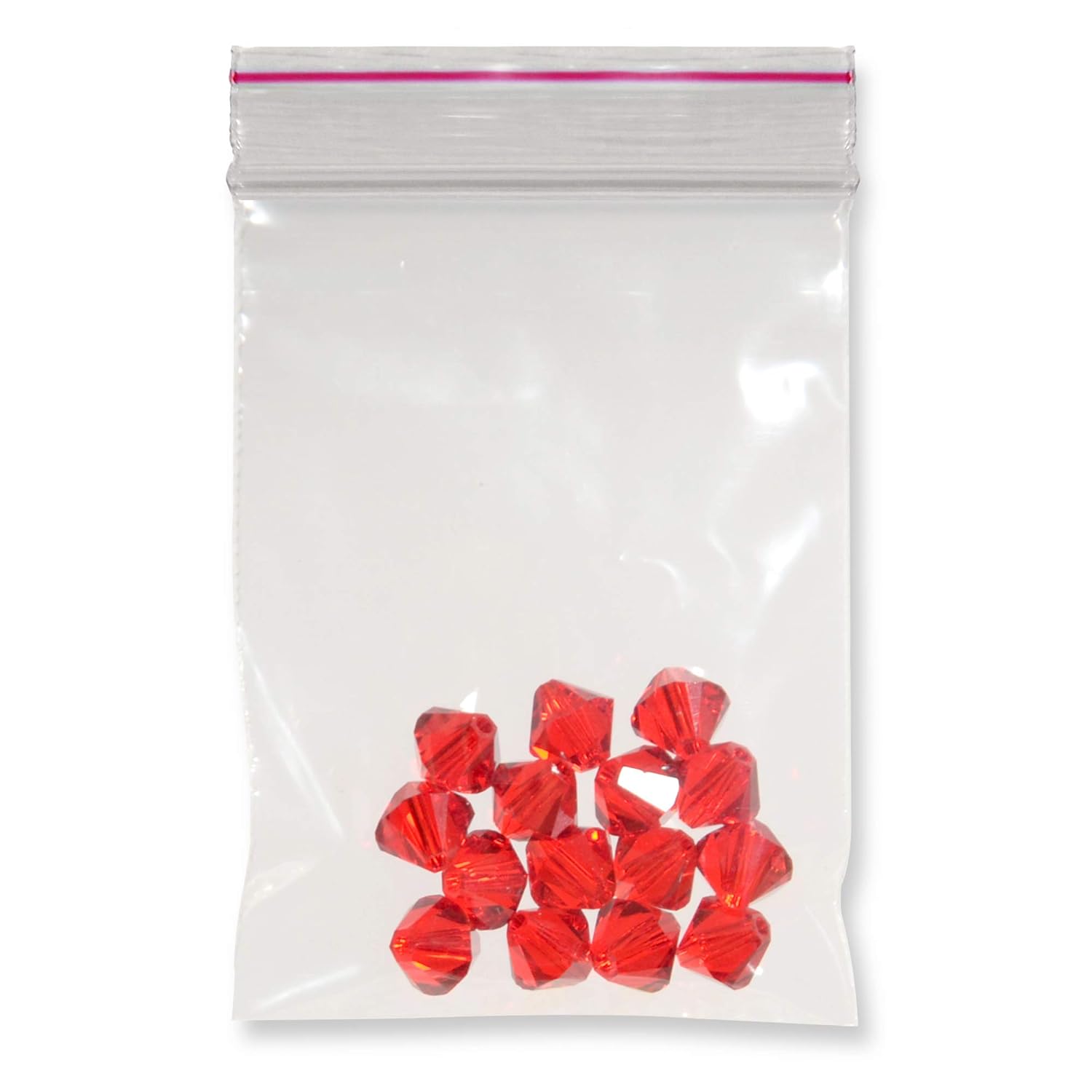 Universal Packaging 1.5 x 2 Inch Zip Top Resealable Clear Poly Plastic Storage Bags, 2.0 Mil, Reclosable, Ziplock, Zipper Lock Seal Travel Baggies (100 Bags): Home Improvement