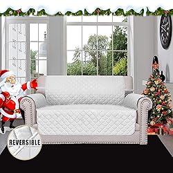 Easy-Going Reversible Loveseat Couch Cover for 2