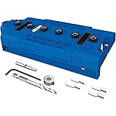 KREG KMA3232 Shelf-Pin Jig 5 mm - Drilling Guide for Shelves - Shelf Pin Drilling Jig - Steel-Enforced Drill Guide - Woodwork