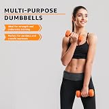 Athlyt Neoprene Dip Dumbbell Set 2 x 2kg Orange view 8