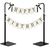 Josmimic 2-Pack Adjustable Tabletop Purse &amp; Banner Display Stands, Black | Tabletop hook holders display handbags, wreaths and banners in closets, retail stores and vendor booths.