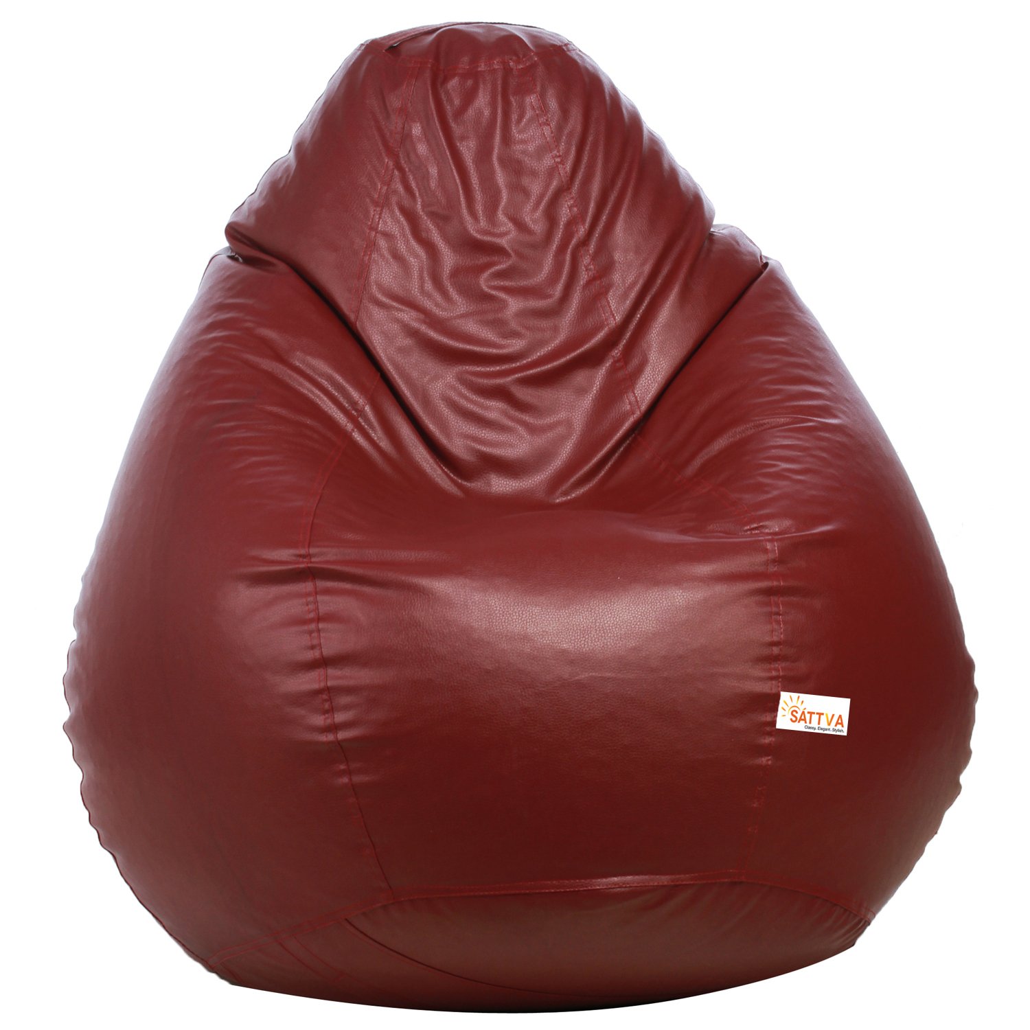 SATTVA Classy.Elegant.Stylish Classic Bean Bag Filled with Beans