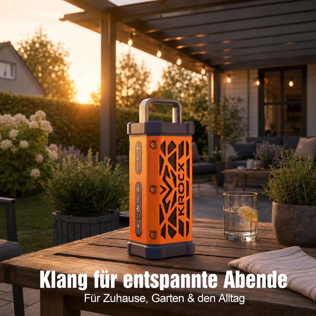 TRAVOR Magnet Bluetooth Lautsprecher aus Aluminium für Garage, Heimwerker 8