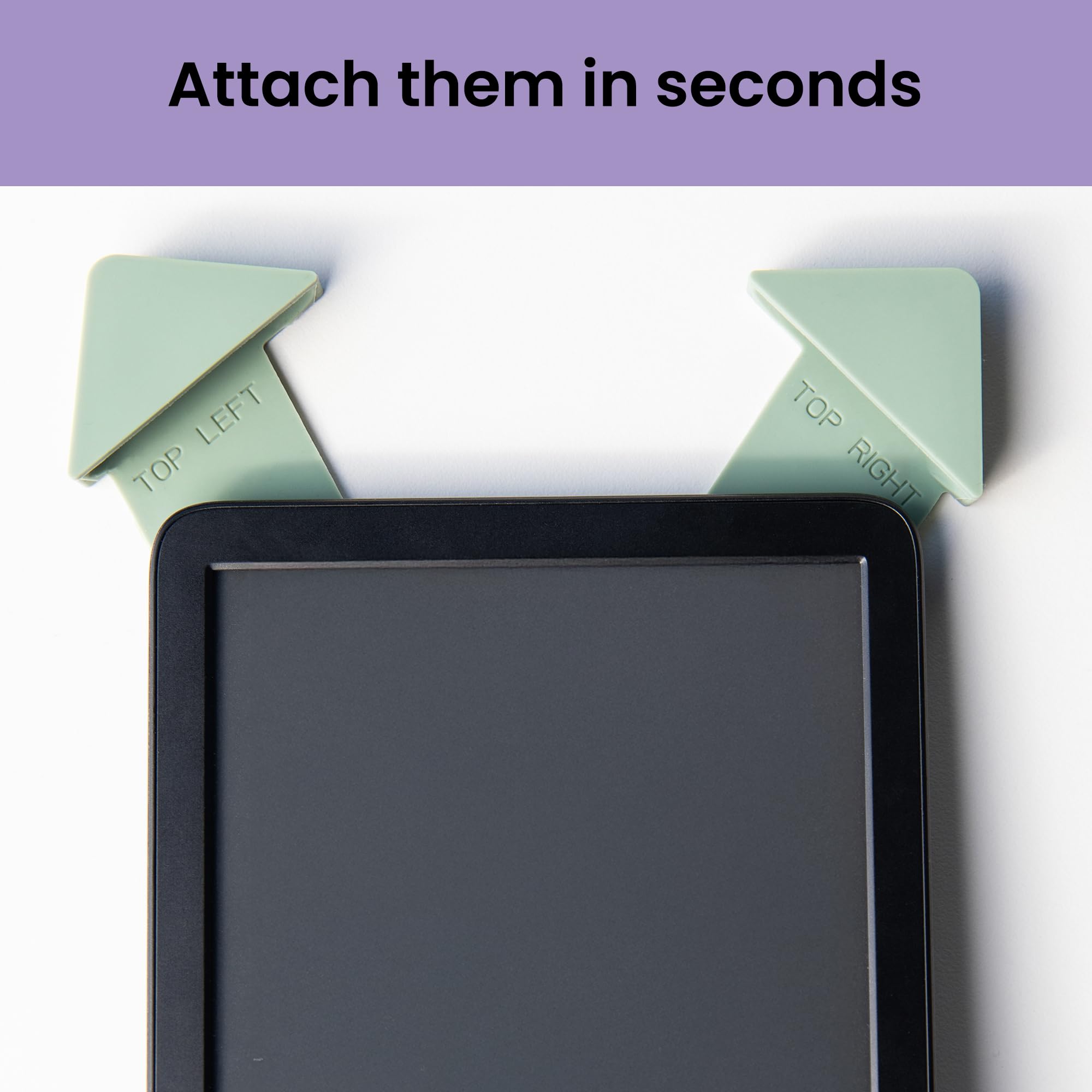 Strapsicle Hand Strap for Kindle Accessories Comfy Silicone Grip Alternative to Case or Cover Fits Paperwhite 7th/10th Gen & Most Kobos - Medium - Black