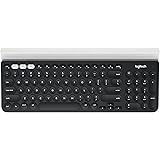 Logitech K780 Multi-Device Wireless Keyboard for Computer, Phone and Tablet – Logitech FLOW Cross-Computer Control Compatible – Speckles