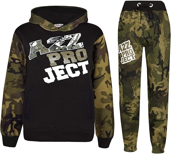 green kids tracksuit