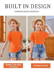 Girls Short Sleeve T Shirts Kids Summer Tops