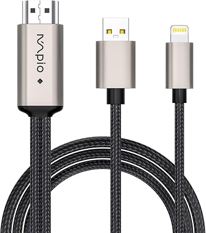 Cable HDMI para iPhone iPad - MPIO 1080P AV Digital HDTV Adaptador ...