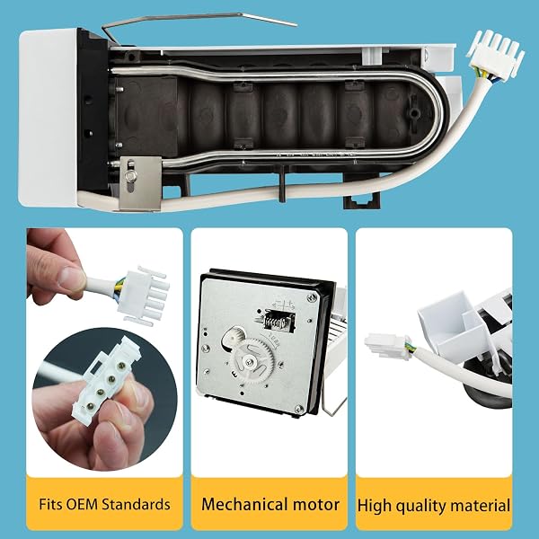 REFRIGERATOR ICE MAKER REPLACE FOR FRIGIDAIRE FFHS2622MSU FFHS2622MSYA FFHS2622MBQA FFHS2622MS3 FFHS2622MSJ FFHS2622MSS FFHS2622MSVA FFHS2622MSWA FFHS2622MSP FFHS2622MSQ FFHS2622MST