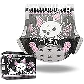 Littleforbig Ultra Absorbent 7000 mL Adult Printed Diaper 10 Pieces - Goth Brat (Medium 28"-38")