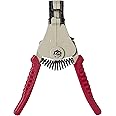 Gardner Bender SE-92 Strip-Easy Automatic Wire Stripper, 22-8 AWG, Solid or Stranded Wire, Easy Squeeze, Strips Wire Clean Up To Full ⅞ inches, No Slip Handles, No Nick, Automatic Open Jaws , Red