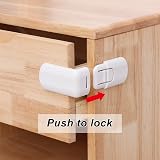 RosewineC 4 Pack Safe Cupboard Locks for Children White view 5