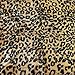 Downtown Pet Supply Thermal Cat Bed - Insulated Cat Mat with Aluminum Film & Sherpa Backing - Washer Safe Faux Fur Cover - Self-Warming Nap - Regular - Animal Print Beige - 22 x 19in