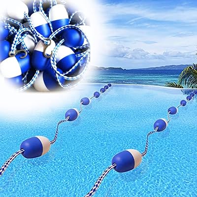 DAKAJA Pool Lane Dividers 7m Anti-UV Float Line with Buoy & Hooks