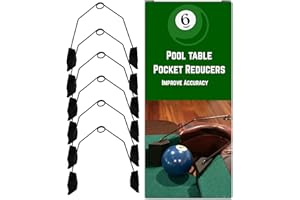 Diochey Creations Pocket Reducers Pool Table V2.0 | Perfect Your Accuracy with Billiards Training Aids | 6 Sets Included | Po