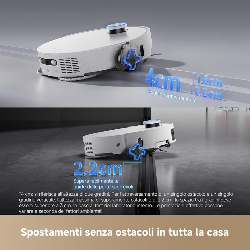 DREAME L50 Pro Ultra Robot Aspirapolvere Lavapavimenti 8,95 cm, 19.500 Pa