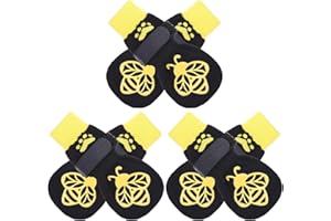 EXPAWLORER Double Side Anti-Slip Dog Socks - 3 Pairs Dog Grip Socks with Straps Traction Control, Pet Paw Protection for Small Medium Large Dogs Indoor Wear on Hardwood Floor