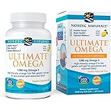 Nordic Naturals Ultimate Omega in Fish Gelatin, Lemon Flavor - 60 Soft Gels - 1280 mg Omega-3 - High-Potency Fish Oil Supplem