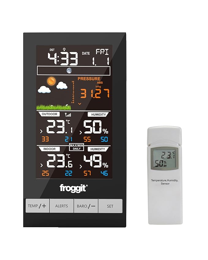 WH2800 Froggit Funk Wetterstation Farb Display