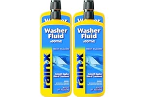 Rain-X Windshield Washer Fluid Additive - Windshield Wiper Fluid and Car Window Cleaner, The Ultimate Clarity for Your Car! - 16.9 fl. oz, 500. ml, 4 Pack