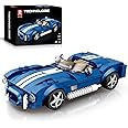 Reobrix 812 Shelby Cobra Building Blocks Set, 1:24 Scale Model Car Kit for Display and Collectible, Convertible Sports Car Bu