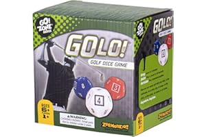 Zobmondo!! GOLO Golf Dice Game | for Golfers, Families, and Kids | Portable Fun Game for Home, Travel, Camping, Vacation, Beach | Award Winner