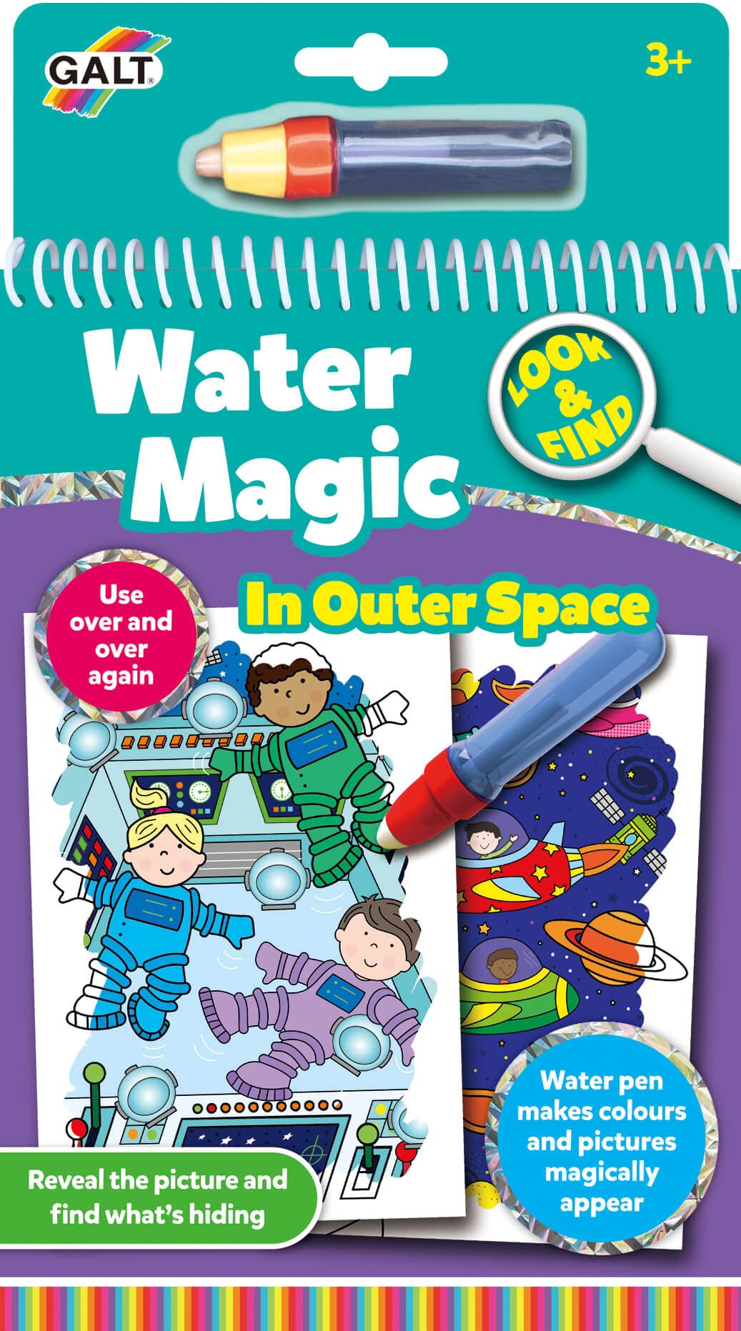 Galt Toys, Water Magic - Look and Find In Outer Space, Ages 3 Years Plus