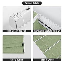 Hiifroy Roman Blinds, Roman Shades for