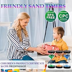 SuLiao 2 Minute Sand Timer hourglass: Colorful Sand