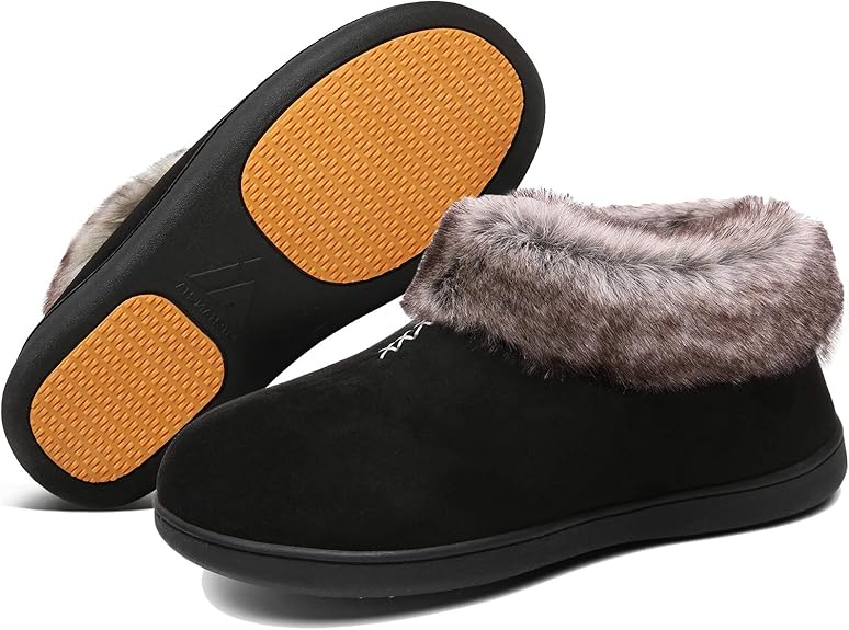 Mishansha Women Slippers Winter House Shoes Indoor Outdoor Non Slip