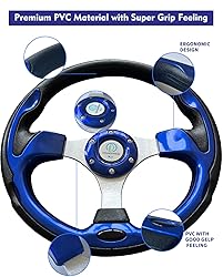 Universal Racing Steering Wheel for Golf Cart, EZGO