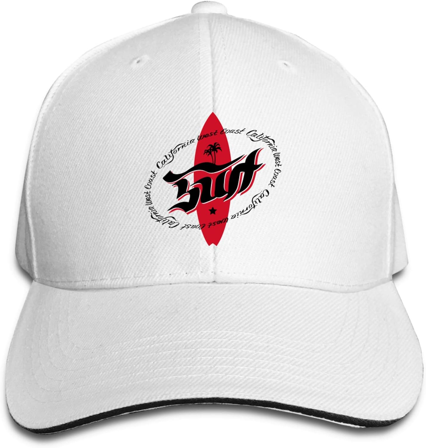 Retro Style Surfing LogoBaseball Cap Classic Outdoor Fishing Denim Dad