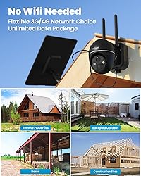 ieGeek 4G LTE Cellular Security Camera Wireless