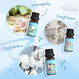 SALKING Clean Fragrance Oils Gift Set 6 Lemongrass Fresh Linen Aloe view 3