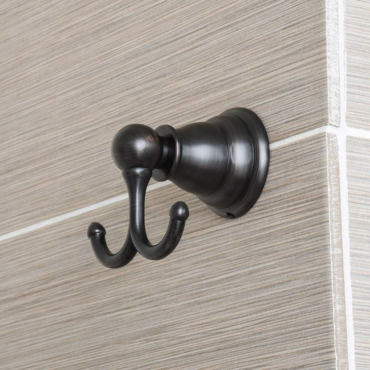 Basics Traditional Bathroom Towel and Robe Hook - - 