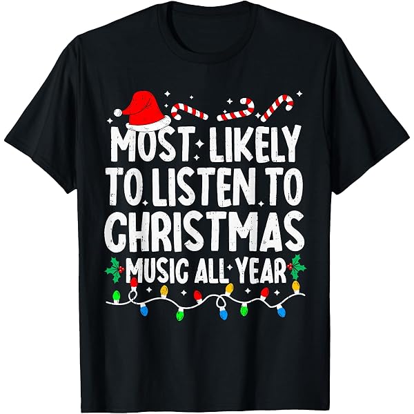 Funny Christmas T-Shirt For Women - Treetops Glisten Children Listen Vintage Bleached Tee - View #13