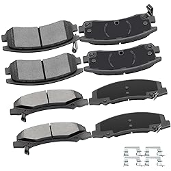 cciyu D1159 D698 8pcs Front & Rear Ceramic Brake