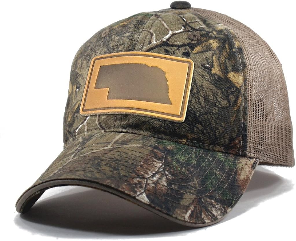 nebraska camo baseball hat