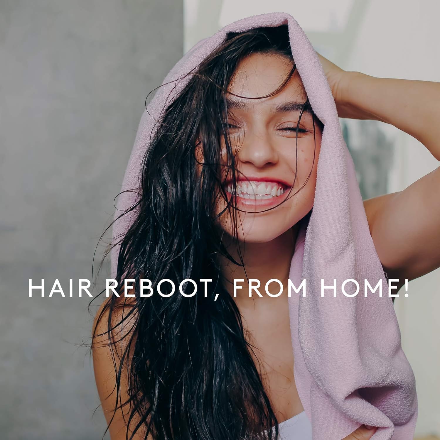 AQUIS - Original Hair Towel, Ultra Absorbent & Fast Drying Microfiber Towel for Fine & Delicate Hair, Soft Pink (19 x 39 Inches): Health & Personal Care