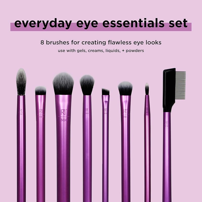 Everyday Eye Essentials 8-Piece Eyeshadow Brush Set